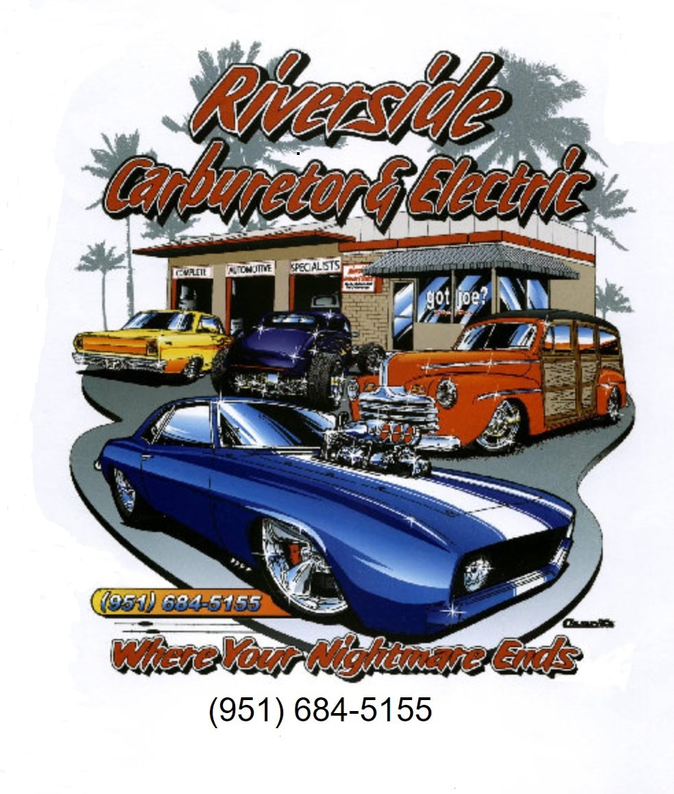 Original flyer for Riverside Carb & Electric